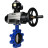 Затвор дисковый поворотный WBV1616E-2W-Fb-H Ду150 Ру16 LUG корпус - чугун QT450, диск - чугун QT450, уплотнение - EPDM, с пневмоприводом PA-DA-105-1, пневмораспределителем 4M310-08 DC24V и БКВ APL-510N EX в Алматы