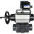 Кран шаровой BV4242E-FP-GRM-ISO Дн80 Ру10 полнопроходной, корпус - НПВХ, шар - НПВХ, уплотнение - EPDM, с пневмоприводом PA-DA-105-1 и пневмопозиционером YT-1000RSN без обратной связи в Алматы