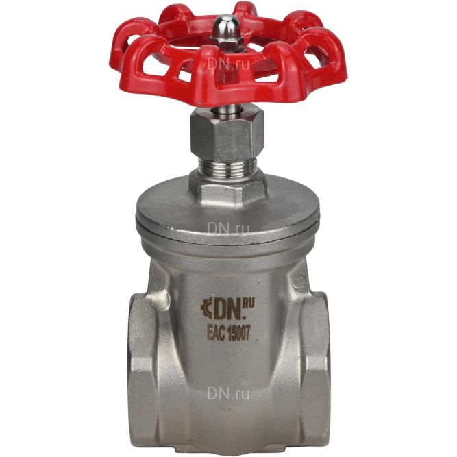 Задвижка клиновая GVWR3131M-2W-T-S Ду25 Ру16 резьбовая, шпиндель - выдвижной, корпус - нержавеющая сталь SS304, клин - нержавеющая сталь SS304, уплотнение - металл, управление - штурвал в Алматы