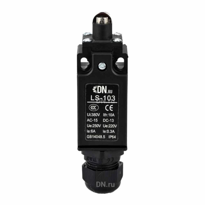 Концевой датчик LS-103 напряжение 250В, максимальный ток 6А в Алматы
