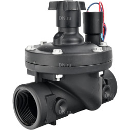 Клапан электромагнитный VS1141-NT-NC-24VDC 4″ Ду100 Ру10 соленоидный двухходовой пилотного действия, корпус - пластик PA66, уплотнение - NBR, внутренняя резьба, нормально закрытый (НЗ), катушка 24В DC