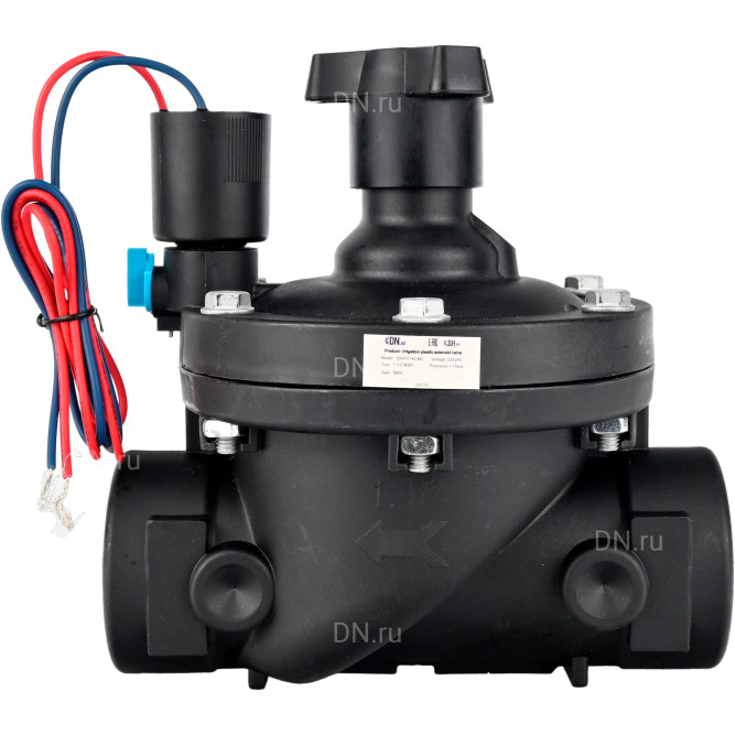 Клапан электромагнитный VS1141-NT-NC-24VDC 4″ Ду100 Ру10 соленоидный двухходовой пилотного действия, корпус - пластик PA66, уплотнение - NBR, внутренняя резьба, нормально закрытый (НЗ), катушка 24В DC в Алматы