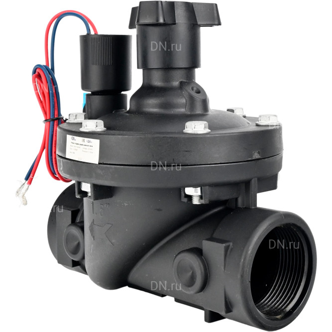 Клапан электромагнитный VS1141-NT-NC-24VDC 4″ Ду100 Ру10 соленоидный двухходовой пилотного действия, корпус - пластик PA66, уплотнение - NBR, внутренняя резьба, нормально закрытый (НЗ), катушка 24В DC в Алматы
