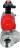 Кран шаровой BV3232P(4pc)-SP-3WL-T-ISO-H Ду80 Ру40 стандартнопроходной трехходовой L-тип, нерж. сталь SS316, внутренняя резьба, уплотнение - PTFE, с пневмоприводом PA-DA-83 и блоком концевых выключателей APL-210N в Алматы