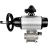 Кран шаровой BV3232P(3pc)-FP-W-ISO-H Ду80 Ру25, полнопроходной, трехсоставной, нержавеющая сталь 316, уплотнение - PTFE, под приварку, с пневмоприводом PA-DA-105-1, пневмораспределителем 4V320-08 AC220V, БКВ APL-210N в Алматы