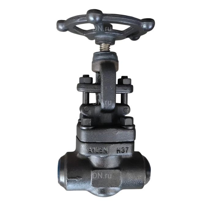 Задвижка клиновая GVWR2230M-2W-W-S Ду32 Ру25 с выдвижным штоком, под приварку, корпус - углеродистая сталь А105 (аналог сталь 20), материал клина - нержавеющая сталь 1Cr13 (аналог сталь 12Х13), со штурвалом в Алматы