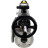 Кран шаровой BV3232P(4pc)-FP-3WL-F Ду100 Ру16 полнопроходной трехходовой, фланцевый, корпус - нержавеющая сталь SS316, с пневмоприводом PA-DA-105-1 двойного действия, пневмораспределителем 4M310-08 DC24V и БКВ APL-210N в Алматы