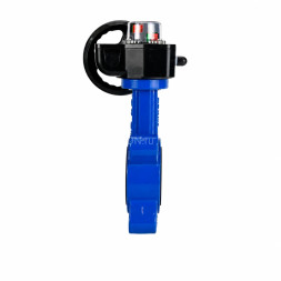 Затвор дисковый поворотный WBV1631N-2W-Fb-H Ду80 Ру16 LUG межфланцевый, корпус - чугун QT450, диск - нержавеющая сталь AISI 304, уплотнение - NBR, с редуктором HGB RQN1-180Z