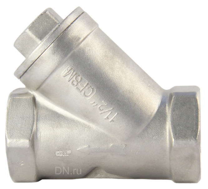Фильтр сетчатый FMY3232P-T 1 1/2″ Ду40 Ру16, Y-образный, корпус - нержавеющая сталь 316, резьбовой в Алматы