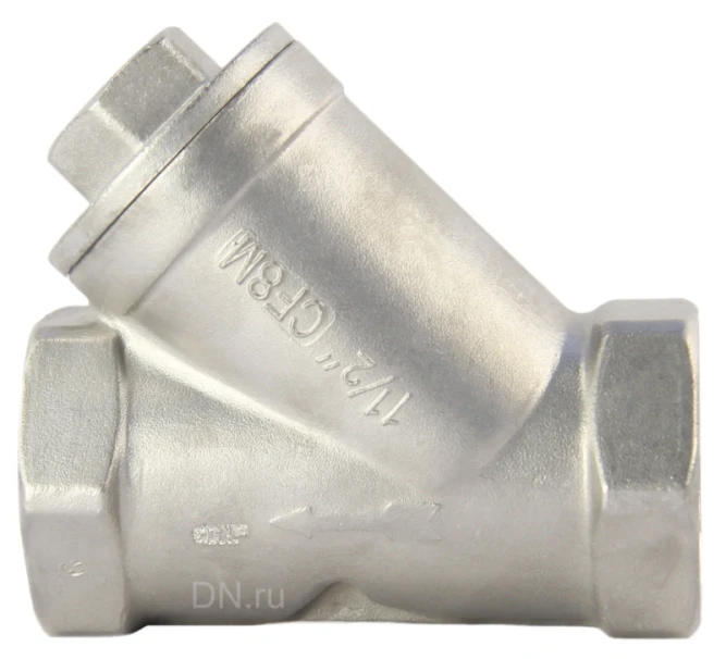 Фильтр сетчатый FMY3232P-T 1 1/2″ Ду40 Ру16, Y-образный, корпус - нержавеющая сталь 316, резьбовой в Алматы