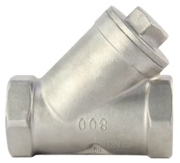 Фильтр сетчатый FMY3232P-T 1 1/2″ Ду40 Ру16, Y-образный, корпус - нержавеющая сталь 316, резьбовой