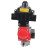 Кран шаровой BV3232P(4pc)-SP-3WL-T-ISO-H Ду25 Ру63 стандартнопроходной трехходовой L-тип, нержавеющая сталь SS316, внутренняя резьба, PTFE, пн.приводом PA-SA-052, пн.распределителем 4M310-08 AC220V и БКВ APL-410N EX в Алматы
