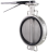 Затвор дисковый поворотный WBV3232V-2W-Fb-H Ду300 Ру16 межфланцевый, корпус - нержавеющая сталь 316L, диск - нержавеющая сталь 316L, уплотнение - VITON, с рукояткой, квадрат 22х22, F10 в Алматы