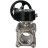 Кран шаровой BV3232P(3pc)-FP-SW-ISO-H Ду40 Ру63 полнопроходной, корпус - нержавеющая сталь SS316, под приварку, с редуктором RDN RQN3-150Z-T24 в Алматы