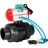 Кран шаровой BV4242E-FP-GRM-ISO Дн20 Ру10 полнопроходной, корпус - НПВХ, шар - НПВХ, уплотнение - EPDM, с пневмоприводом PA-SA-052, пневмораспределителем 4V320-08 AC220V и магнитным переключателем ALS200D в Алматы