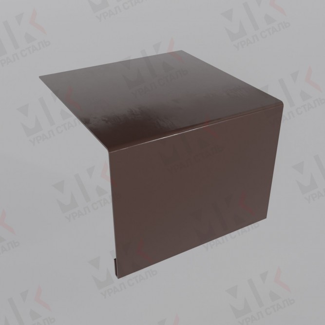 Планка откоса сложная 3D 230х75х3000 мм 0,5 мм RAL 8017 в Алматы