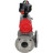 Кран шаровой BV3232P(4pc)-FP-3WL-F Ду25 Ру16 полнопроходной трехходовой, фланцевый, корпус - нержавеющая сталь SS316, с пневмоприводом PA-SA-083 с возвратными пружинами и БКВ APL-510N EX в Алматы