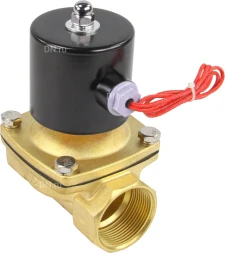 Клапан электромагнитный VS100-ET-NC-220VAC 1 1/2″ Ду40 Ру10, соленоидный двухходовой, корпус - латунь, уплотнение - EPDM, резьбовой, нормально-закрытый, прямого действия, катушка - 220В
