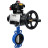 Затвор дисковый поворотный WBV1413E-2W-Fb-H Ду150 Ру16, корпус - чугун GGG50, диск - чугун GGG40, уплотнение - EPDM, с пневмоприводом PA-DA-105-1 двойного действия, пневмораспределителем 4M310-08 DC24V, БКВ APL-410N EX в Алматы