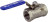 Кран шаровой BV3232P-SP-T-H Ду20 Ру63 стандартнопроходной двухходовой, нержавеющая сталь SS316, внутренняя резьба, уплотнение - PTFE, ручка-рычаг в Алматы
