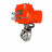Затвор дисковый поворотный WBV3131S-2W-C-H Ду65 Ру10 кламповый, корпус - пищевая нержавеющая сталь 304, уплотнение - Silicon, с электроприводом QT-N-003EM-O1-24VDC-У1 HARK в Алматы