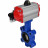 Затвор дисковый поворотный WBV1616N-2W-Fb-H Ду125 Ру16 LUG корпус - чугун QT450, диск - чугун QT450, уплотнение - NBR, с пневмоприводом PA-SA-140 и пневмораспределителем 4M310-08 DC24V в Алматы