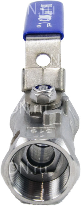 Кран шаровой BV3232P-SP-T-H Ду25 Ру63 стандартнопроходной двухходовой, нержавеющая сталь SS316, внутренняя резьба, уплотнение - PTFE, ручка-рычаг в Алматы