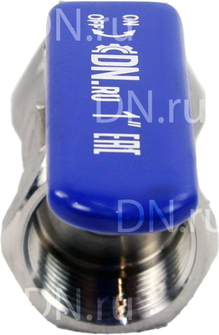 Кран шаровой BV3232P-SP-T-H Ду25 Ру63 стандартнопроходной двухходовой, нержавеющая сталь SS316, внутренняя резьба, уплотнение - PTFE, ручка-рычаг в Алматы