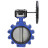 Затвор дисковый поворотный WBV1631E-2W-Fb-R Ду250 Ру16 LUG межфланцевый, корпус - чугун QT450, диск - нержавеющая сталь 304, уплотнение - EPDM, с редуктором в Алматы