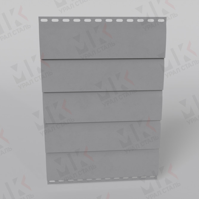 Сайдинг для забора 15х240 мм 0,5 мм Dark Grey Темно-серый в Алматы