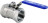 Кран шаровой BV3232P-SP-T-H Ду32 Ру63 стандартнопроходной двухходовой, нержавеющая сталь SS316, внутренняя резьба, уплотнение - PTFE, ручка-рычаг в Алматы