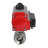 Кран шаровой BV3232P(2pc)-FP-T-ISO-H Ду65 Ру40 полнопроходной двухходовой, нержавеющая сталь 316, внутренняя резьба, уплотнение - PTFE, с пневмоприводом PA-SA-105 с возвратными пружинами и пневмораспределителем 4M310-08 AC220V в Алматы