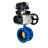 Затвор дисковый поворотный WBV1331E-2W-F-H Ду100 Ру16 фланцевый, корпус - чугун GGG40, диск - нержавеющая сталь 304, уплотнение - EPDM, с пневмоприводом PA-DA-105-1 и позиционером YT-1000RSN с обратной связью в Алматы
