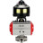 Кран шаровой BV3232P(4pc)-SP-3WL-T-ISO-H 3/4″ Ду20 Ру63 стандартнопроходной трехходовой L-тип, нержавеющая сталь SS316, внутренняя резьба, уплотнение - PTFE, с пневмоприводом PA-DA-52 и БКВ APL-510N-EX в Алматы
