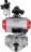 Кран шаровой BV3232P(4pc)-SP-3WL-T-ISO-H Ду80 Ру40 стандартнопроходной трехходовой L-тип, нержавеющая сталь SS316, внутренняя резьба, уплотнение - PTFE, пн.приводом PA-DA-083, пн.распределителем 4M310-08 DC24V, БКВ APL-210N и БПВ AFC2000 в Алматы