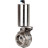 Затвор дисковый поворотный кламповый WBV3131S-2W-C-H Ду25 Ру10 корпус - пищевая нержавеющая сталь 304, уплотнение – Silicon, с пневмоприводом PA-SA-85 с возвратными пружинами в Алматы