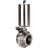Затвор дисковый поворотный кламповый WBV3131S-2W-C-H Ду25 Ру10 корпус - пищевая нержавеющая сталь 304, уплотнение – Silicon, с пневмоприводом PA-SA-85 с возвратными пружинами в Алматы