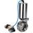 Затвор дисковый поворотный WBV3131S-2W-T-H Ду32 Ру10 резьбовой, пищевая нержавеющая сталь 304, уплотнение – Silicon, с пневмоприводом PA-SA-85 и пневмораспределителем 4V320-10 AC220V в Алматы