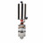 Затвор дисковый поворотный WBV3131E-2W-W-H Ду125 Ру10, пищевая нержавеющая сталь 304, уплотнение - EPDM, под приварку, с пневмоприводом PA-DA-108 двойного действия в Алматы