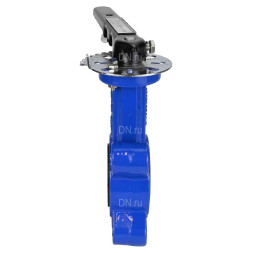 Затвор дисковый поворотный WBV1631N-2W-Fb-H Ду50 Ру16 LUG межфланцевый, корпус - чугун QT450, диск - нержавеющая сталь 304, уплотнение - NBR, с рукояткой