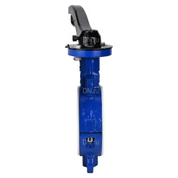 Затвор дисковый поворотный WBV3434Pf-2W-Fb-H Ду125 Ру16 корпус - углеродистая сталь WCB, диск - углеродистая сталь WCB, футерованный PTFE, уплотнение - PTFE, межфланцевый, с рукояткой