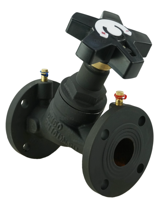Клапан балансировочный VB1431V-F Ду50 Ру16 чугунный, фланцевый, с ниппелями в Алматы
