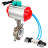 Затвор дисковый поворотный WBV3131P-2W-Fb-H Ду150 Ру16 корпус - нержавеющая сталь 304, диск - нержавеющая сталь 304, уплотнение - PTFE, с пневмоприводом PA-DA-105, пневмораспределителем 4V320-08 AC220V и магнитным переключателем ALS200D в Алматы