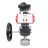 Кран шаровой BV3232P(2pc)-FP-T-ISO-H 1 1/2“ Ду40 Ру63 полнопроходной двухходовой, нержавеющая сталь SS316, внутренняя резьба, уплотнение - PTFE, с пневмоприводом двойного действия PA-DA-083, БКВ APL-410N EX и ручным дублером MON2-450-T28-ISO в Алматы
