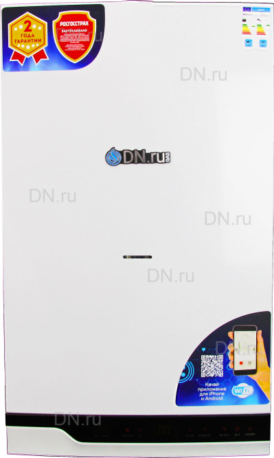 Котел газовый двухконтурный GB24CD-W настенный, белого цвета,  мощность 24кВт, с функцией Wi-Fi в Алматы