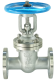 Задвижка клиновая 30нж15нж GVWR3131M-2W-F-S Ду50 Ру40 фланцевая, корпус - нержавеющая сталь 304, материал клина - нержавеющая сталь 304, уплотнение - металл, со штурвалом GAIR