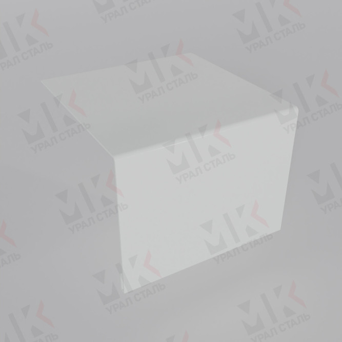 Планка откоса околооконная простая 200х50х3000 мм 0,5 мм Satin RAL 9003 в Алматы