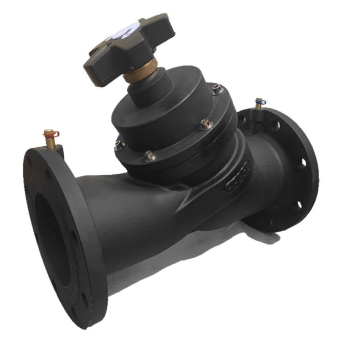 Клапан балансировочный VB1431V-F Ду100 Ру16 чугунный, фланцевый, с ниппелями в Алматы