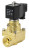 Клапан электромагнитный VS1000-PT-NC-220VAC 1 1/4″ Ду32 Ру12 соленоидный двухходовой поршневой, резьбовой, корпус - латунь, уплотнение - PTFE, пилотного действия, нормально закрытый, катушка - 220В AC в Алматы