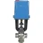 Клапан регулирующий VRg1-31M-PED-T 1 1/2″ Ду40 Ру25 двухходовой, односедельный, резьбовой, корпус - нержавеющая сталь AISI304, уплотнение - металл с электроприводом XCK220-1500 AC220V в Алматы